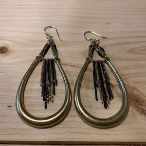Silpada KR brass tassel earrings